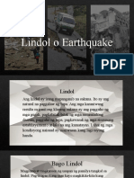 Lindol o Earthquake