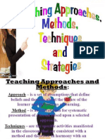 Module. Teaching Approaches, Methods and Strategies
