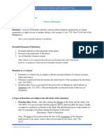 4.0 Concept of Donation and Donor's Tax