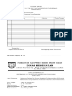 DAFTAR HADIR Dan NOTULEN Pertemuan H-1 Survey Akredetasi 2019.