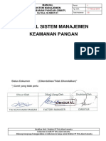 Manual Sistem Manajemen Keamanan Pangan
