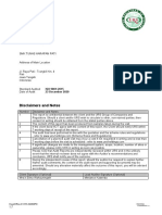 Client Report Surveillance Audit ISO 9001 (Y2020)