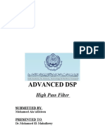 Advanced DSP: High Pass Filter