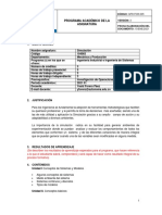 Programa Académico Simulación Enero 2021