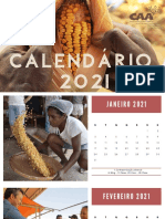 Calendário 2021 - CAA