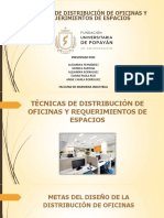 Tecnicas de Distribucion de Oficinas y Requerimiento de Espacios.....