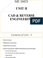 Unit Ii Cad & Reverse Engineering