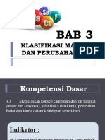 Karakteristik Materi