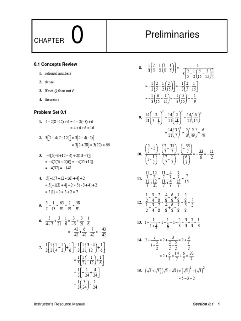 Calculus 9e Purcell-Varberg-Rigdon (Solution) (001-020) | PDF | Numbers ...