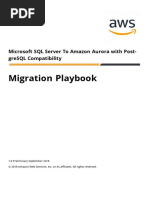 SQL Server To Aurora PostgreSQL Migration Playbook 1.0 Preliminary