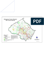 Montgomery County, Maryland 2001 Council Districts