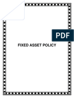 Policy Fixed Asset