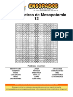 Sopa de Letras de Mesopotamia