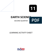Earth Science: Learning Activity Sheet