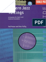 Modern Jazz Voicings Arranging for Small and Medium Ensembles by Ted Pease