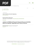 Analysis of Stiffened Penstock External Pressure Stability