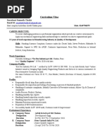 Curriculum Vitae: Career Objective