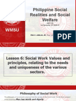 Social Work Philosopy, Values and Principles