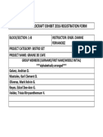 Ce Tech 1 Woodcraft Exhibit 2016 Registration Form