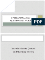 Open and Closed Queuing Network