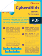 Cyber4Kids. Lectia 8. Parole Magice