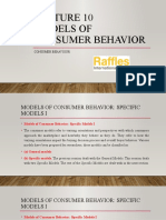 Lecture 10. Models of Consumers. II