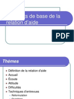 Concepts de Base de La Relation D Aide