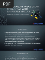 Autonomous Robot Lidar Ros