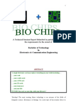 Technical Seminar Report on Future Applications of Biochip Technology