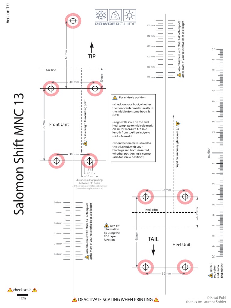 bieten Schwächen Ziemlich salomon atomic shift mnc 13 binding template