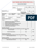 MTC IMS FO 14F Excavation Permit