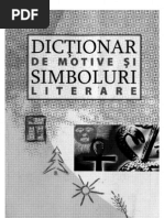 Dictionar de Motive Si Simboluri Literare