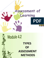 Assessment of Learning Module 4.2 1