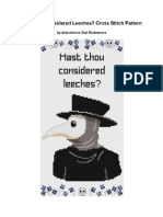 Hast Thou Considered Leeches? Cross Stitch Pattern: by Industrious Owl Endeavors