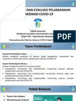 MONITORING DAN EVALUASI VAKSINASI COVID-19