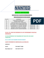 Wanted