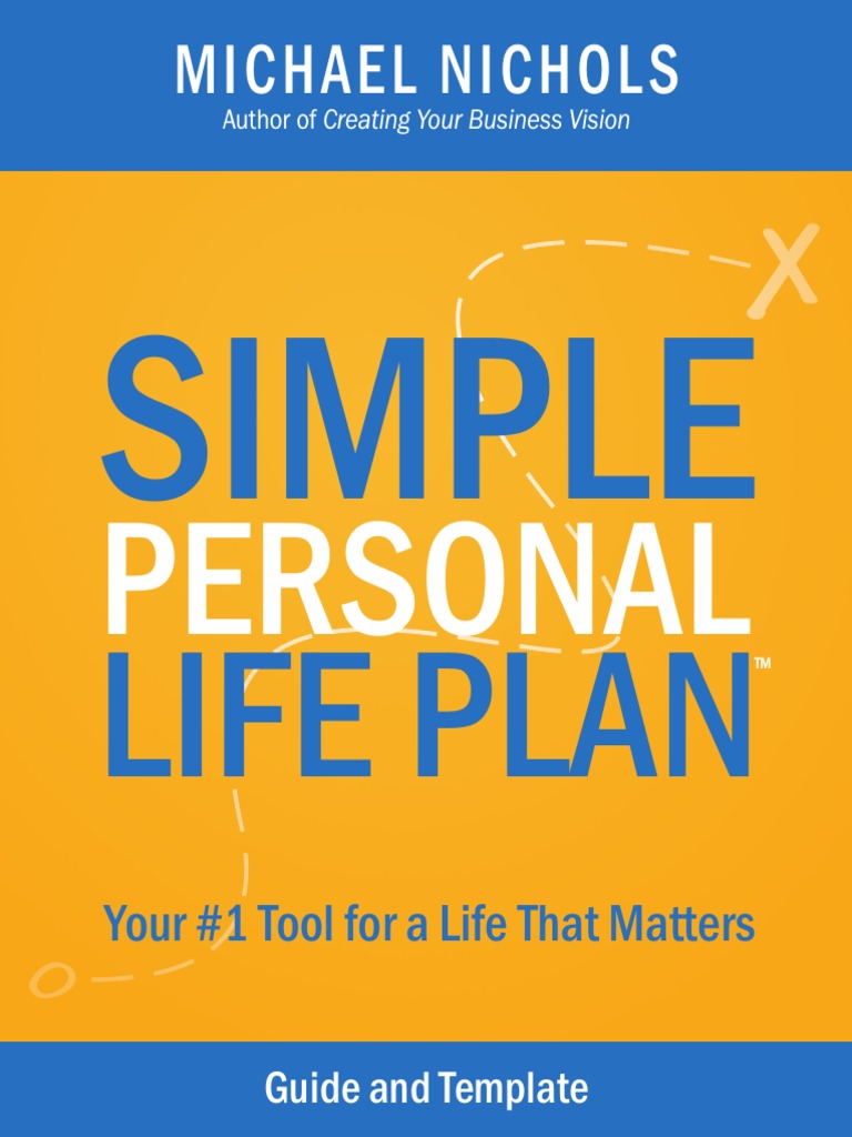 SIMPLE Personal Life Plan Guide and Template PDF