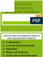 Advanced Counseling Techniques