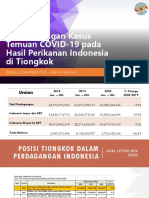 Perkembangan Kasus Temuan COVID-19 Pada Hasil Perikanan Indonesia - Marina