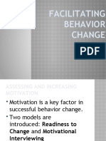 Facilitating Behavior Change