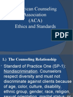 Code of Ethics-American Counseling Association