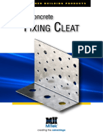 Concrete Fixing Cleat