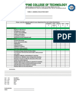 Form 3 General Evaluation Sheet
