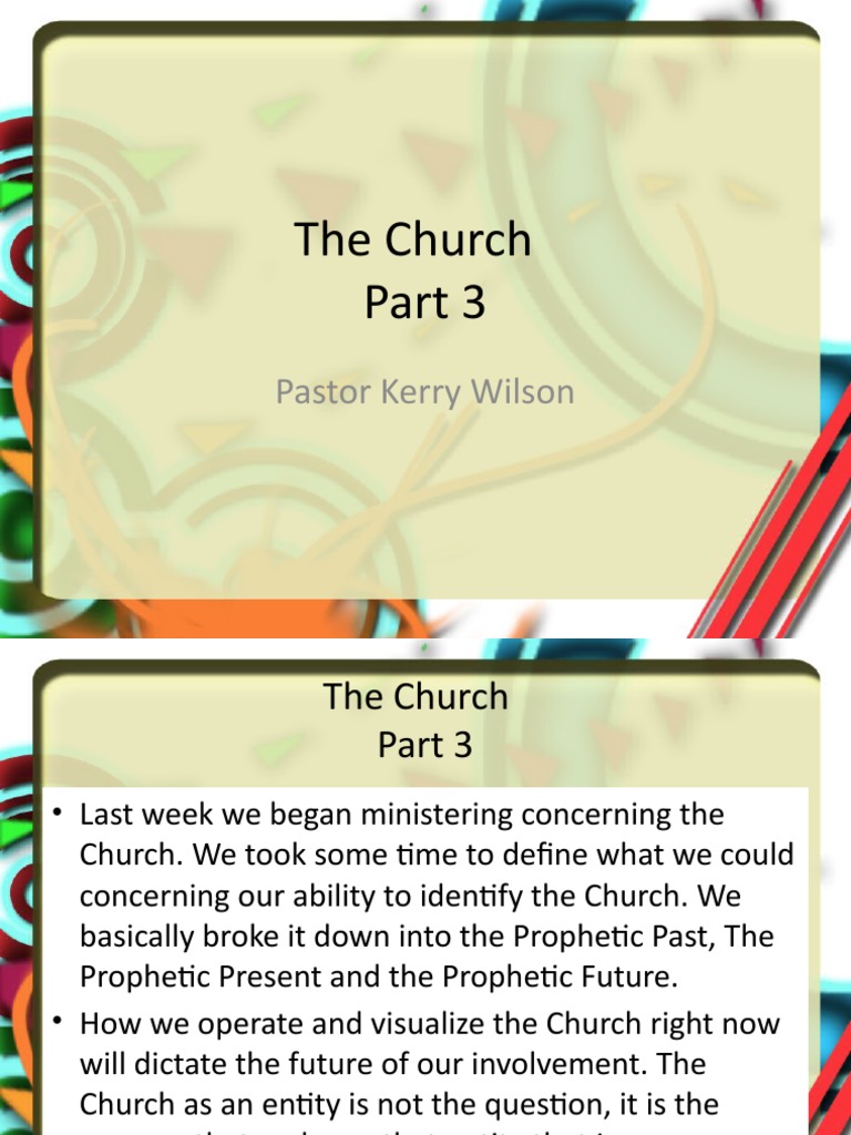 The Church Part 3 | PDF | Religious Behaviour And Experience ...