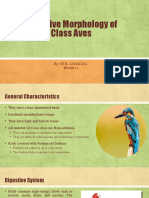 Digestive Morphology of Class Aves