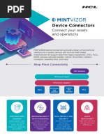 Real Time Machine Monitoring Device Connectors Flyer