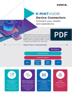 Real Time Machine Monitoring Device Connectors Flyer