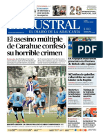 Diario El Austral de La Araucanía de Temuco, Chile 27-05-2013 El Asesino Múltiple de Carahue Confesó Su Horrible Crímen.