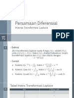 Pertemuan 16-17. Invers Transformasi Laplace