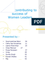 Factors Contributing To Success of Women Leaders